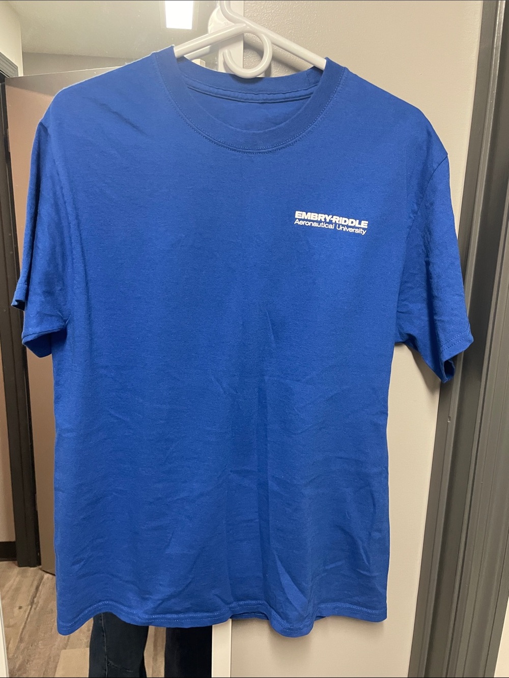 Embry-Riddle Men’s Royal Blue Short Sleeve Logo Tee